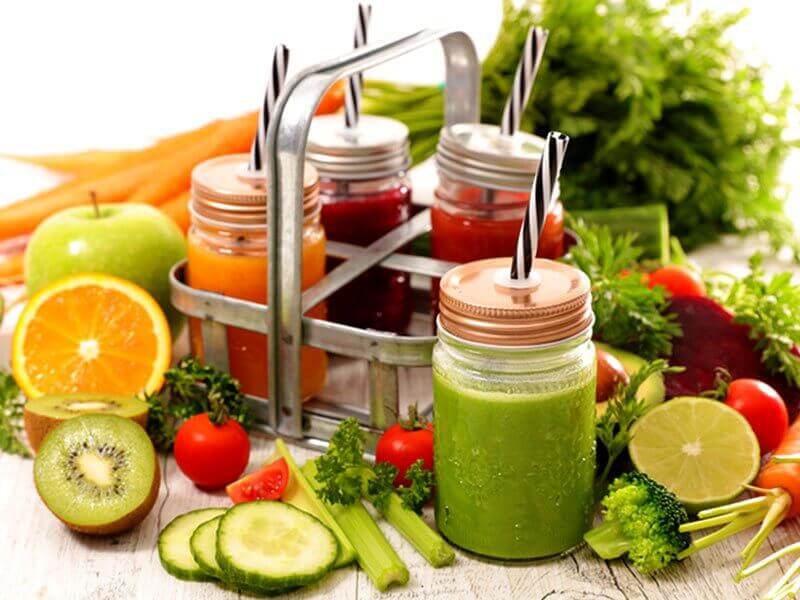 Obst und Gemüse reich an Vitamin C